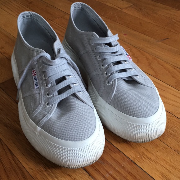 Superga 2287 gray platforms - Picture 4 of 4